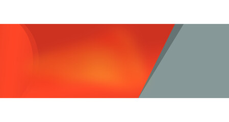 Naklejka premium Red and Gray Abstract Rectangle Shape Banner with Diagonal Overlay. Ideal for Website Header, Poster Frame, Background, or Commercial Layout in Transparent PNG Format.