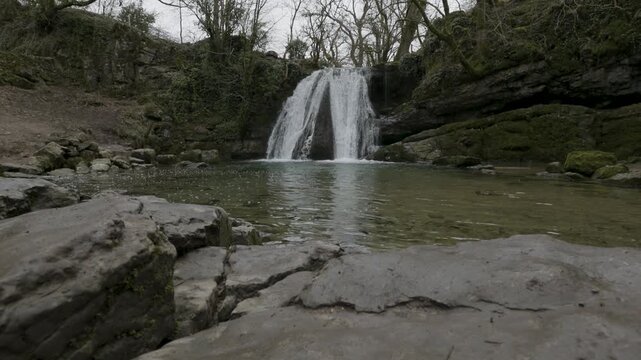Janet's Foss waterfall near Malham cove