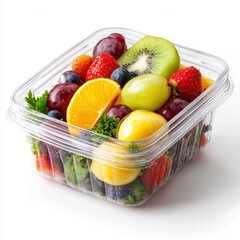 A container of fruit