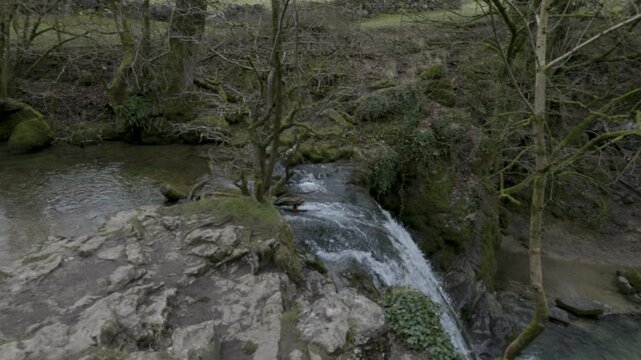 Janet's Foss waterfall near Malham cove
