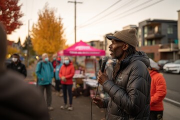 Rally for public health equity in underserved areas, access