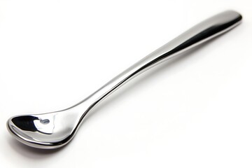 •  A stainless steel dental elevator tool for pets with a curved tip, placed flat on a bright white background