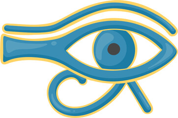 illustration eye horus