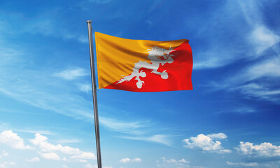 Bhutan flag picture