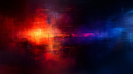 An abstract digital piece with glitch textures to symbolize confusion, disarray, and uncertainty in the digital age.