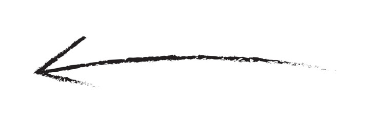 Fototapeta premium Brush Stroke & Hand-Drawn Arrows | Sketch, Doodle, Ink, Grunge, Paint Stroke, Calligraphy, Marker, Scribble, Handmade, Abstract, Upward Direction, Growth, Creative, Directional Symbol Design.