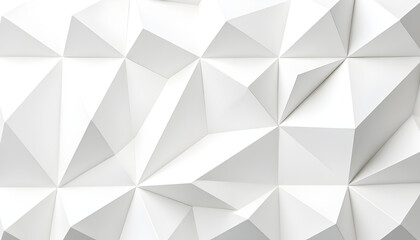 A repeating geometric pattern of three-dimensional triangles. Each triangle appears to be extruded, creating a faceted effect that adds depth and dimensionality to the design.