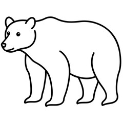 Obraz premium polar bear cartoon