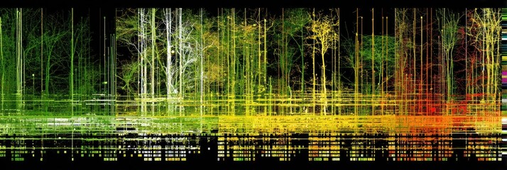 Abstract Forest Landscape