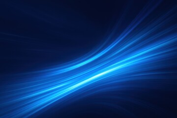 Dynamic speed visualization with blue light trails and motion blur effects creating futuristic movement