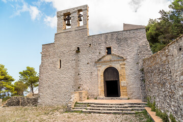 The ancient Church of San Orsola, located in Erice, in the Province of Trapani, Sicily, Italy.