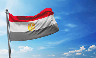 Egypt flag waving image