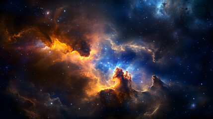 An ancient star cluster shining in a colorful cosmic tapestry.