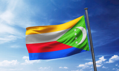 flag of congo democratic republic