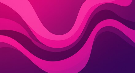 Pink and purple abstract background with flowing wave patterns and smooth artistic curves