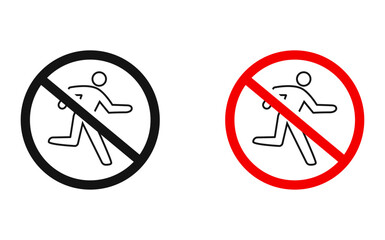 do not enter sign,no entry sign .No access for pedestrians prohibition sign, vector illustration