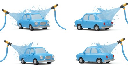 Cartoon car wash images