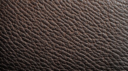 Black Leather Texture Background &ndash; High-Resolution Close-Up Material
