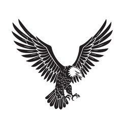 Majestic Eagle Vector Illustration  Spread Wings of Freedom, Ideal for Graphic Design & Symbolic Artwork