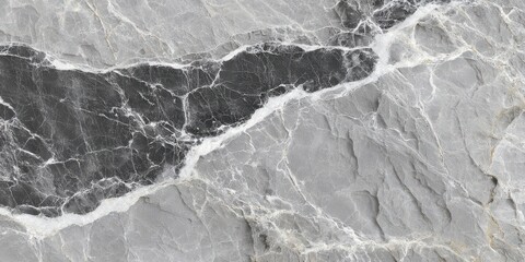 Obraz premium Marble Texture With Natural Gray And Black Veining. Ideal For Interior Design And Architectural Applications