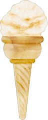 watercolor ice cream