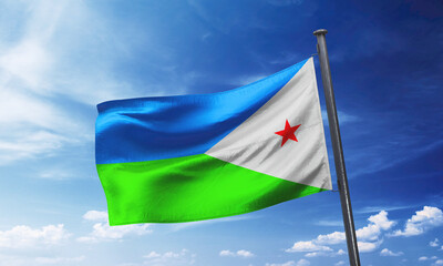 National flag of Djibouti