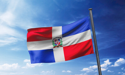 National flag of Dominican Republic