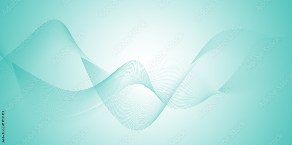 Poster abstract wavy lines digital frequency track equalizer background. curved wave smooth stripe seamless
