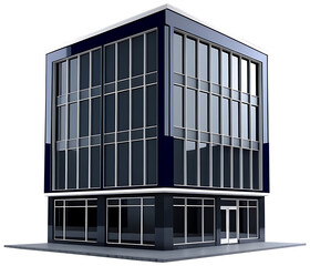 Modern 3D building design with unique and beautiful design.