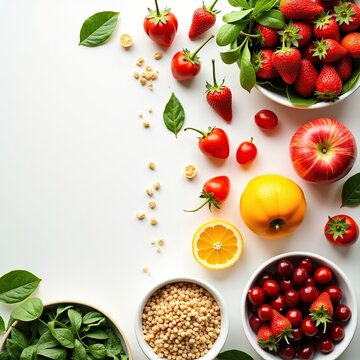 set of vegetables beground
