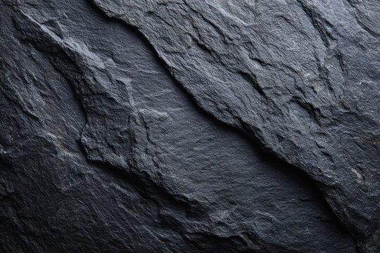 Dark gray stone surface with rough texture