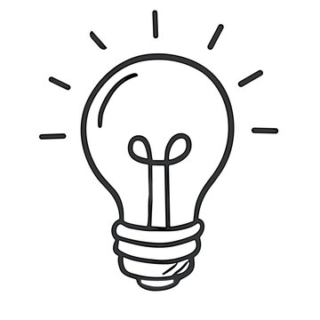 Idea Bulb icon vector