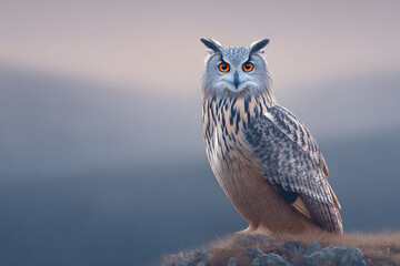 Obraz premium owl, bird, animal, wildlife, nature, beak, wild, predator, feathers, eagle, brown, raptor, hunter, feather, eyes, athene noctua, white, little owl, portrait, prey, bubo, nocturnal, wise, bird of prey,