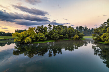 Fototapeta premium am Morgen