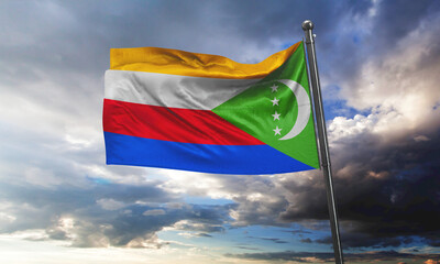 the national flag of comoros