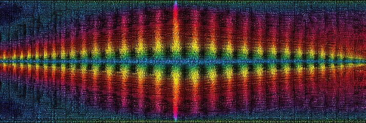 Abstract rainbow pattern