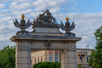 Naklejka premium Park in Potsdam Brandenburg