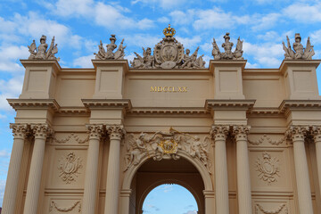 Obraz premium Die Stadt und die Gärten von Potsdam