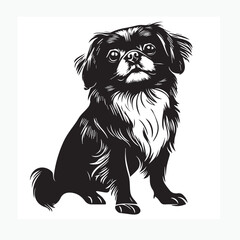 vector illustration of a dog