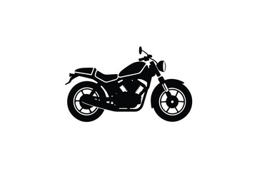 Obraz premium Motorcycle Silhouette Design