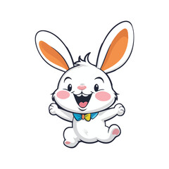 Fototapeta premium Bouncing Bunny Joy