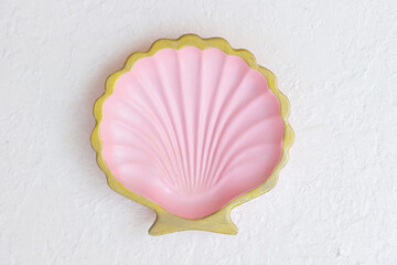 Handmade scallop trinket dish