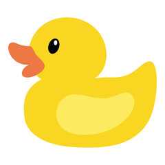 Yellow duck icon. isolated on white background