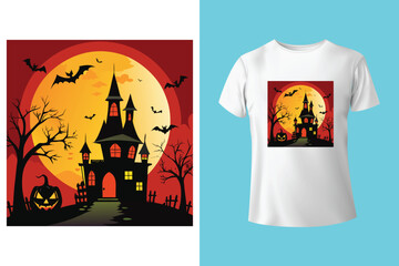 Halloween spooky design, Halloween Tshirt Pumpkin Patch Cutie, Scary Halloween T-shirt design EPS file, t-shirt design template