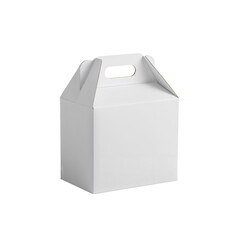 Isolated white gable box, a versatile blank canvas for branding and packaging design