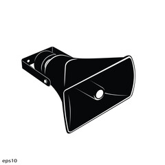 Mosque loudspeaker vector illustration  design  isolated on white background