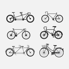 Obraz premium Cycle Icon New Design Black And White