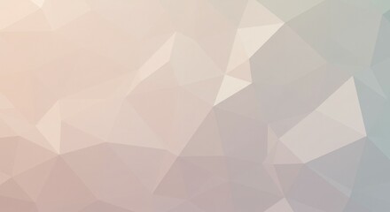 Fototapeta premium Geometric Polygon Background in Pastel Colors with Triangle Pattern