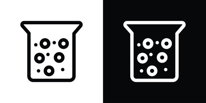 Hard Water icons. linear trend modern icons set