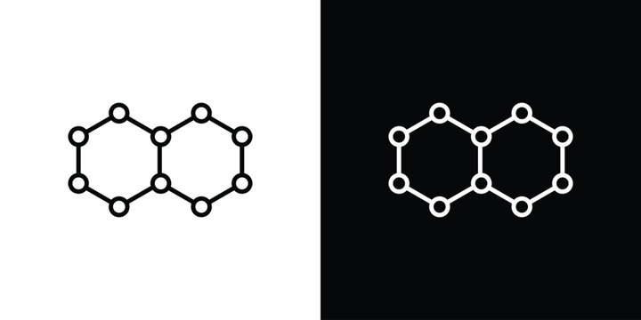 Graphene icons. linear trend modern icons set